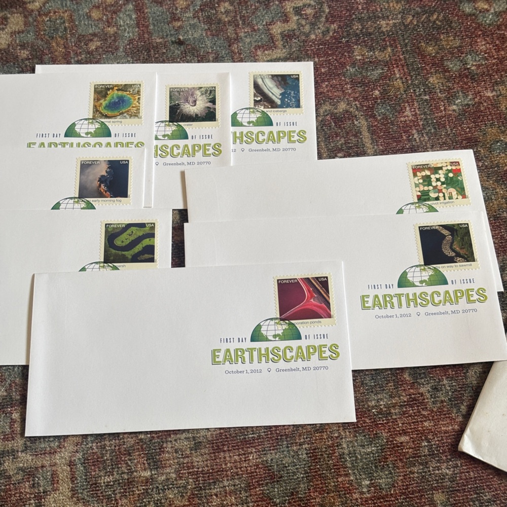 Earthscapes First Day Covers Set